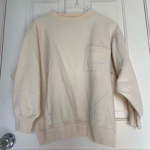 marithe francois girbaud yellow sweatshirt